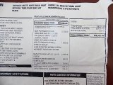 2011 Saab 9-5 Aero XWD Sedan Window Sticker