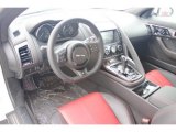 2015 Jaguar F-TYPE R Coupe Jet/Red Duotone Interior