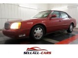 2003 Crimson Red Pearl Cadillac DeVille Sedan #101696969