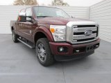 2015 Ford F250 Super Duty Platinum Crew Cab 4x4 Front 3/4 View