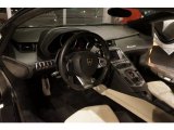 2012 Lamborghini Aventador LP 700-4 Nero Ade/Bianco Polar Interior