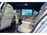 2008 BMW 7 Series 750Li Sedan Rear Seat