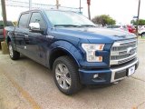 2015 Blue Jeans Metallic Ford F150 Platinum SuperCrew 4x4 #101764615