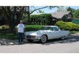 1957 Colonial White Ford Thunderbird Convertible #101800588