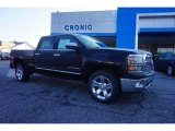 2015 Black Chevrolet Silverado 1500 LTZ Crew Cab 4x4 #101826935