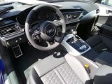 2015 Audi RS 7 4.0 TFSI quattro Black Valcona w/Contrast Honeycomb Stitching Interior