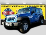 2015 Hydro Blue Pearl Jeep Wrangler Unlimited Sport 4x4 #101826676