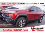 2014 Deep Cherry Red Crystal Pearl Jeep Cherokee Trailhawk 4x4 #101887093