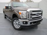 2015 Ford F250 Super Duty Lariat Crew Cab 4x4 Front 3/4 View