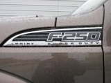 2015 Ford F250 Super Duty Lariat Crew Cab 4x4 Marks and Logos