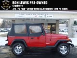 1995 Poppy Red Jeep Wrangler S 4x4 #101887051