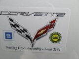 2015 Chevrolet Corvette Stingray Convertible Info Tag