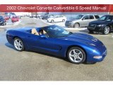 2002 Electron Blue Metallic Chevrolet Corvette Convertible #101887125