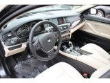 2014 BMW 5 Series 535d xDrive Sedan Ivory White/Black Interior