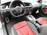 2015 Audi S5 3.0T Premium Plus quattro Cabriolet Black/Magma Red Interior