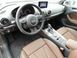 2015 Audi A3 2.0 TDI Premium Chestnut Brown Interior