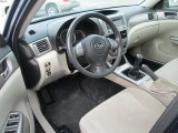 2010 Subaru Impreza 2.5i Premium Sedan Ivory Interior