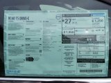 2015 Volvo XC60 T5 Drive-E Window Sticker