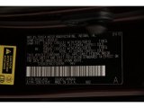 2012 Highlander Color Code for Sizzling Crimson Mica - Color Code: 3R0