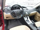 2011 Mazda MAZDA3 i Touring 4 Door Dune Beige Interior