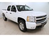 2009 Summit White Chevrolet Silverado 1500 LT Crew Cab 4x4 #101958183