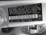 2013 Prius c Color Code for Classic Silver Metallic - Color Code: 1F7