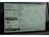 2015 Toyota Prius c Two Window Sticker