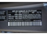 2015 CLA Color Code for Mountain Grey Metallic - Color Code: 787