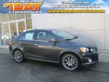 2015 Ashen Gray Metallic Chevrolet Sonic LTZ Sedan #102050239