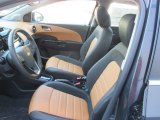 2015 Chevrolet Sonic LTZ Sedan Jet Black/Mojave Interior