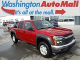 2005 Dark Cherry Red Metallic Chevrolet Colorado LS Crew Cab 4x4 #102050319