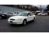 Vibrant White Ford Taurus in 2002