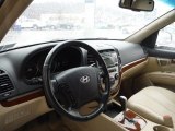 2009 Hyundai Santa Fe SE 4WD Beige Interior