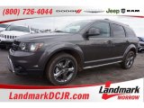 2015 Granite Crystal Metallic Dodge Journey Crossroad #102080895