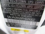 2015 Range Rover Evoque Color Code for Fuji White - Color Code: 867