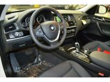 2015 BMW X3 sDrive28i Black Interior