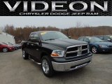 2009 Brilliant Black Crystal Pearl Dodge Ram 1500 SLT Quad Cab 4x4 #102081149