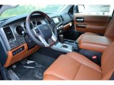 2015 Toyota Sequoia Platinum 4x4 Red Rock Interior