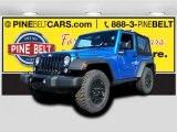 2015 Hydro Blue Pearl Jeep Wrangler Sport 4x4 #102146802