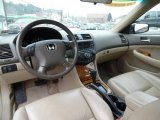 2003 Honda Accord EX V6 Sedan Ivory Interior