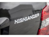 2005 Toyota Highlander I4 Marks and Logos