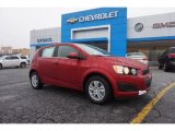 Crystal Red Tintcoat Chevrolet Sonic in 2015