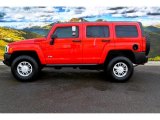Victory Red Hummer H3 in 2010