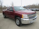 2013 Chevrolet Silverado 1500 LS Extended Cab 4x4 Front 3/4 View