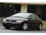 2007 Honda Civic LX Coupe Front 3/4 View