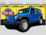 2015 Hydro Blue Pearl Jeep Wrangler Unlimited Sport 4x4 #102189755