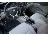 2014 Honda Civic Natural Gas Sedan Gray Interior