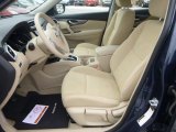 2015 Nissan Rogue S AWD Almond Interior