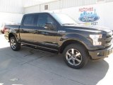 2015 Tuxedo Black Metallic Ford F150 Lariat SuperCrew 4x4 #102241118