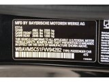 2015 X1 Color Code for Black Sapphire Metallic - Color Code: 475